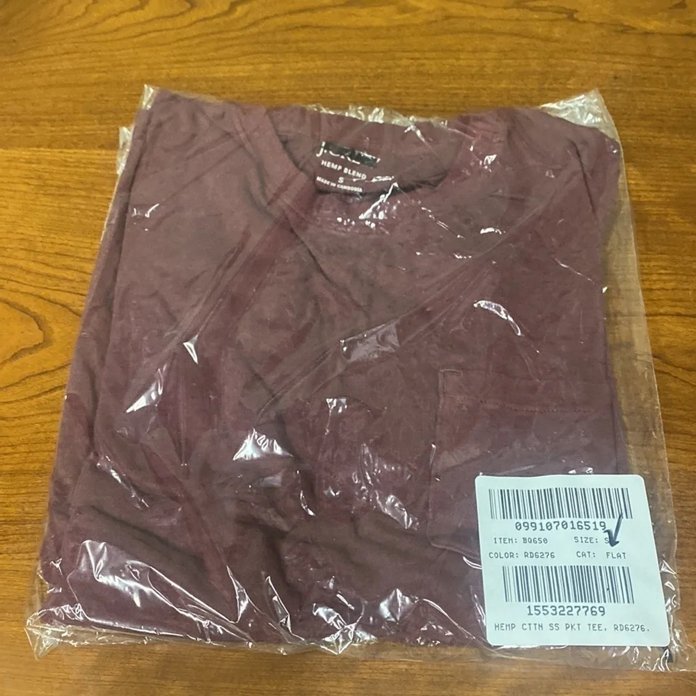 J Crew Hemp-organic cotton-blend pocket T-shirt Item BQ650
